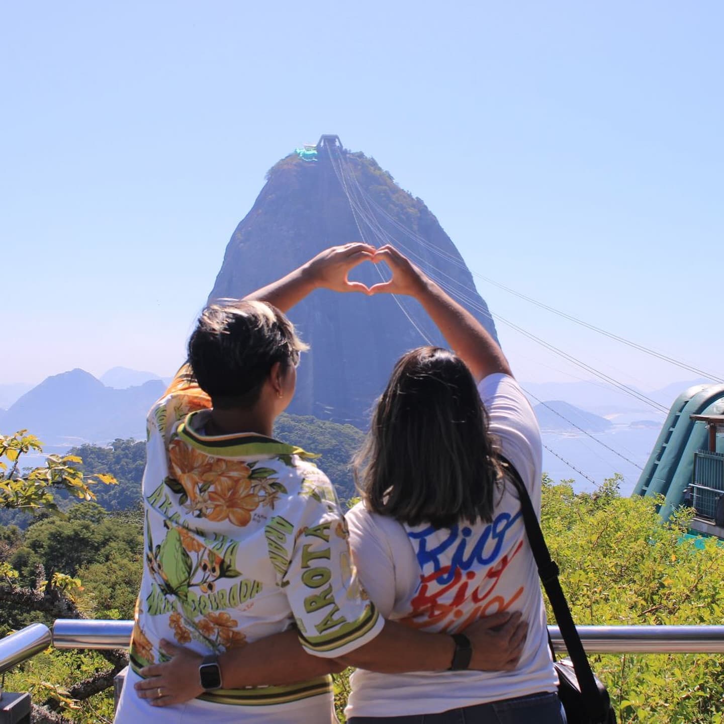 Casal cliente no Rio de Janeiro (Pão de Açúcar)